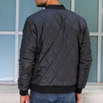 Charlie Quilted Waterproof + Windproof Jacket // Anthracite (L)