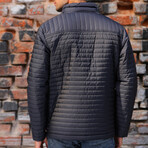 Leo Waterproof + Windproof Coat // Navy (L)