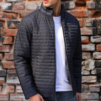 Leo Waterproof + Windproof Coat // Navy (L)