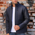 Leo Waterproof + Windproof Coat // Navy (L)