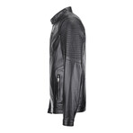 Adonis Leather Jacket // Black (S)