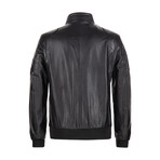 August Leather Jacket // Black (S)