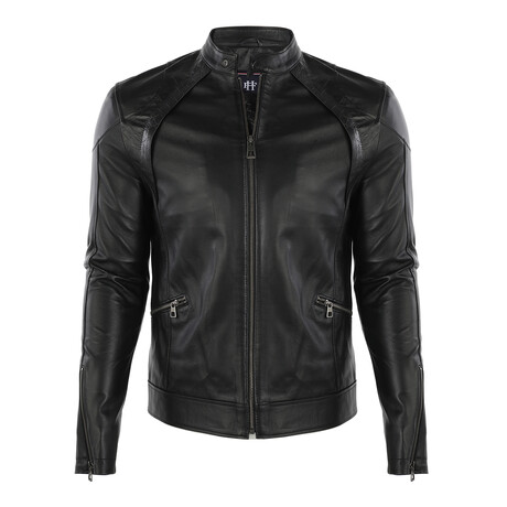 Jax Leather Jacket // Black (S)