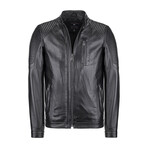 Adonis Leather Jacket // Black (S)