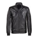 August Leather Jacket // Black (S)