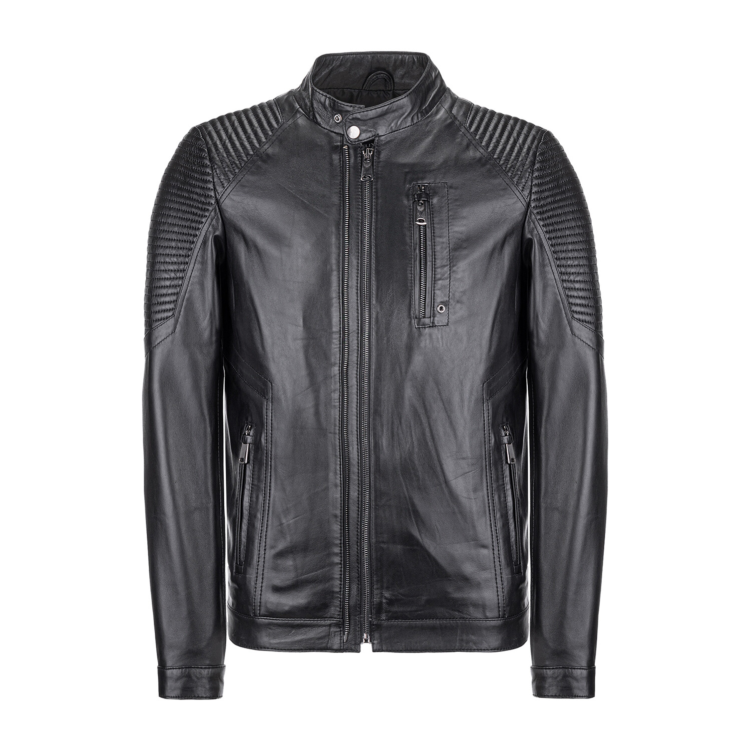 Adonis Leather Jacket // Black (S) - SEBA TRADE PERMANENT STORE - Touch ...