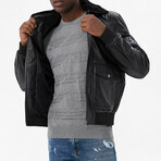 Griffin Leather Jacket // Black (2XL)