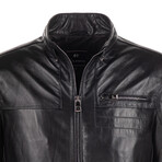 Anthony Leather Jacket // Black (S)