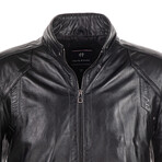 August Leather Jacket // Black (S)