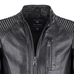 Adonis Leather Jacket // Black (S)