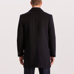 Sean Classic Cut Wool Coat // Navy (36)