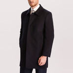 Sean Classic Cut Wool Coat // Navy (36)