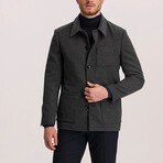 Noah Wool Cachet Jacket // Dark Gray (42)