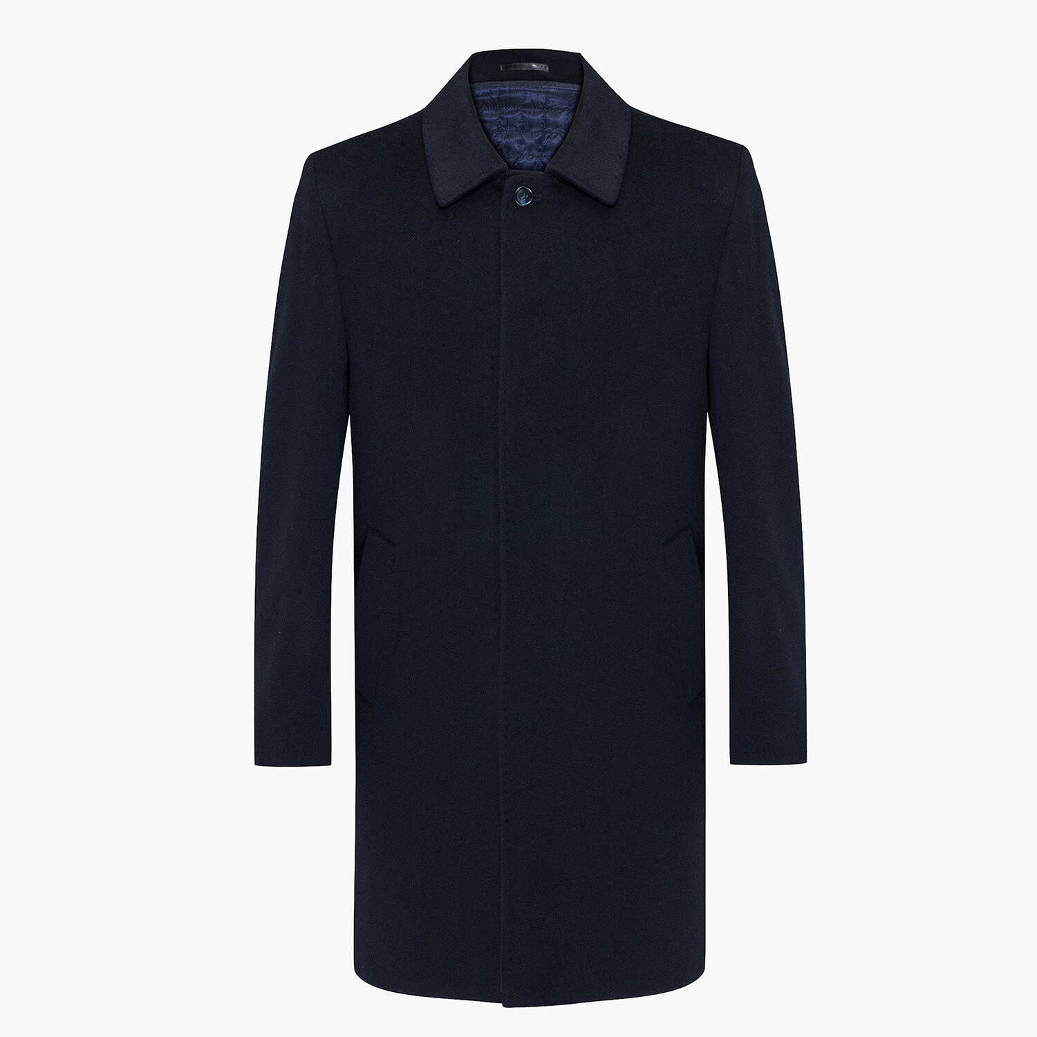 Sean Classic Cut Wool Coat // Navy (36) - Hateko Cabane Wool Coats ...