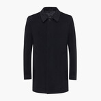 David Classic Cut Short Wool Cachet Coat // Black (36)