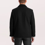 Levi Wool Diagonal Cachet Jacket // Black (36)