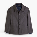 Noah Wool Cachet Jacket // Dark Gray (42)