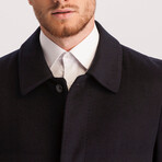 Sean Classic Cut Wool Coat // Navy (36)