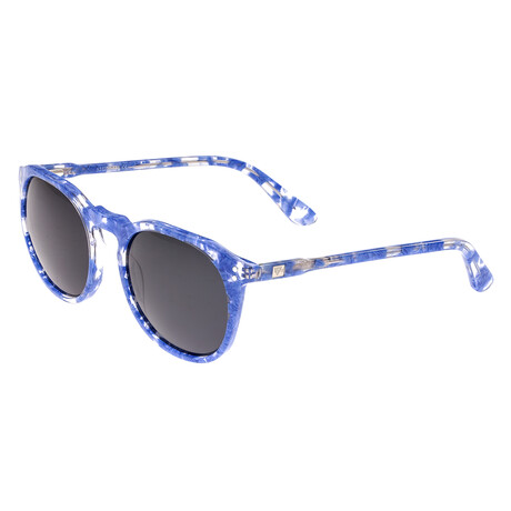 Vieques Polarized Sunglasses // Blue Tortoise Frame + Black Lens