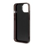Transparent Double Layer Case // Carbon Pattern II (iPhone 14)