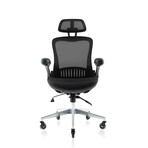 Nouhaus Ergonomic Office Chair // ErgoFlip // Silver Gray (Black Coffee)
