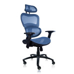 Nouhaus Ergonomic Office Chair // ErgoFlip // Silver Gray (Black Coffee)