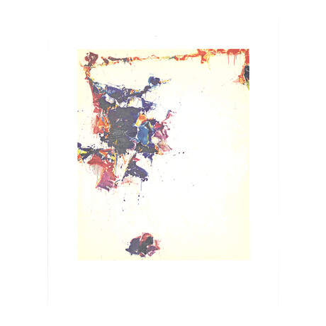Sam Francis // The Whiteness of the Whale // 1995 Serigraph