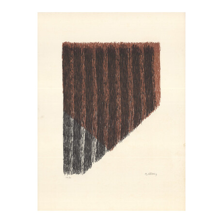 Rodolphe Raoul Ubac // Abstract Composition // 1968 Lithograph // Signed