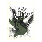 Paul Rebeyrolle // Flight I // 1969 Lithograph