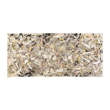 Jackson Pollock // Number 27 (1950) // 1987 Offset Lithograph