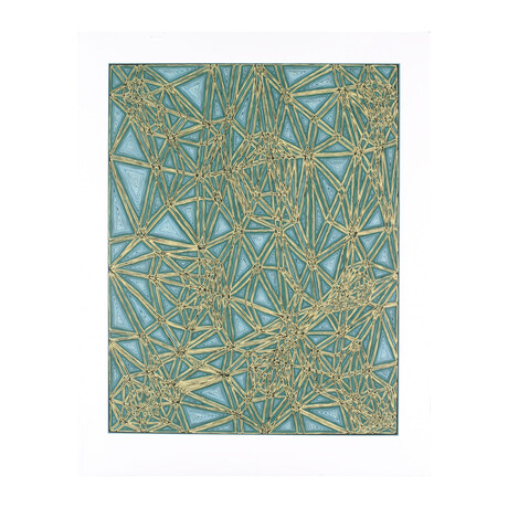James Siena // Shifted Lattice // 2006 Serigraph // Signed