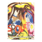 Willem de Kooning // Spoleto//14 Giugno // 1974 Offset Lithograph
