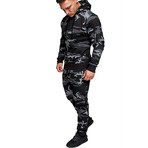 Men's Camouflage Track Suit // Gray (3XL)