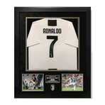 Cristiano Ronaldo // Juventus // Autographed Jersey + Framed