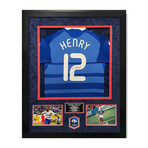 Thierry Henry // France // Autographed Jersey + Framed