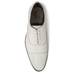 Clinton Tuxedo Oxford // White (US: 10.5)