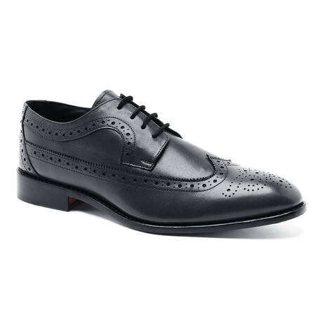 Regan Wingtip Derby // Black (US: 7)