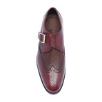 Roosevelt III Wingtip Single Monk Strap // Oxblood (US: 8)