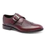 Roosevelt III Wingtip Single Monk Strap // Oxblood (US: 8)