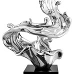 Braker Wave Sculpture // Chrome