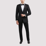 Slim Fit Wool Tuxedo // Black (US: 36R)