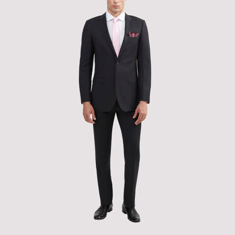 Slim Fit Wool Suit // Charcoal (US: 36S)