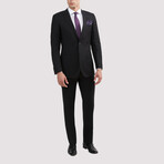 Slim Fit Wool Suit // Black (US: 38L)