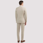 Slim Fit Wool Suit // Beige (US: 38R)