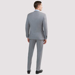 Slim Fit Wool Suit // Lite Gray (US: 36R)