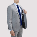 Slim Fit Wool Suit // Lite Gray (US: 38L)