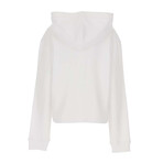 Logo Print Hoodie // White + Multicolor (XXS)