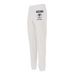 Logo Print Track Pants // White + Black (S)
