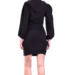 Couture "Charms" In Felpa Di Cotone // Black + Gold (XXS)