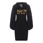 Couture "Charms" In Felpa Di Cotone // Black + Gold (XXS)